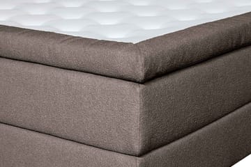 Oslo Lyx Sängpaket Kontinentalsäng 180x200 cm Curved Sänggavel - Ljusbrun - Möbler - Säng - Kontinentalsäng