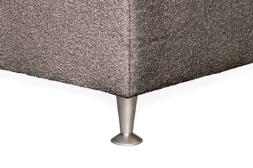 Oslo Lyx Sängpaket Kontinentalsäng 180x200 cm Curved Sänggavel - Ljusbrun - Möbler - Säng - Kontinentalsäng