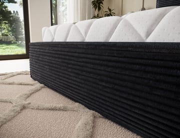 Pesillo Sängram med förvaring 140x200 cm - svart - Möbler - Säng - Säng med förvaring