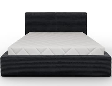 Pesillo Sängram med förvaring 140x200 cm - svart - Möbler - Säng - Säng med förvaring