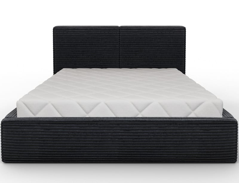 Pesillo Sängram med förvaring 140x200 cm - svart - Möbler - Säng - Säng med förvaring