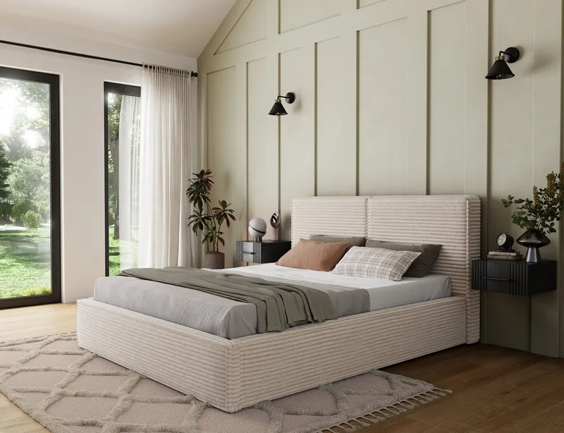 Pesillo Sängram med förvaring 160x200 cm - svart - Möbler - Säng - Säng med förvaring