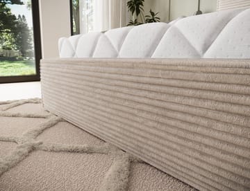Pesillo Sängram med förvaring 180x200 cm - svart - Möbler - Säng - Säng med förvaring