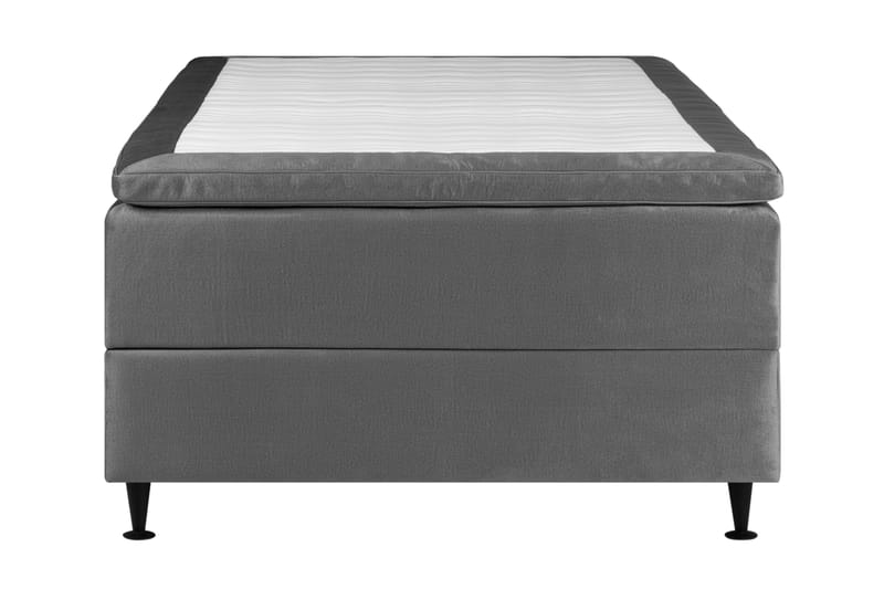 Pigge Extra Säng med Förvaring 120x200 - Grå - Enkelsäng med förvaring - Säng med förvaring