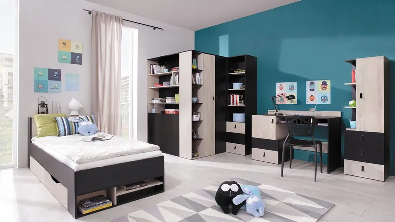 Planeta Möbelset för Sovrum med Belysning - Möbler - Säng - Möbelset för sovrum