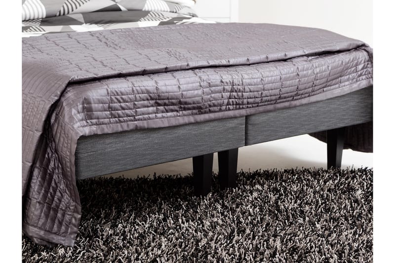 Prime Komplett Sängpaket 160x200 cm - Mörkgrå - Möbler - Säng - Dubbelsäng