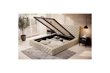 Princce Sängram 140x200 cm - Beige - Möbler - Säng - Säng med förvaring