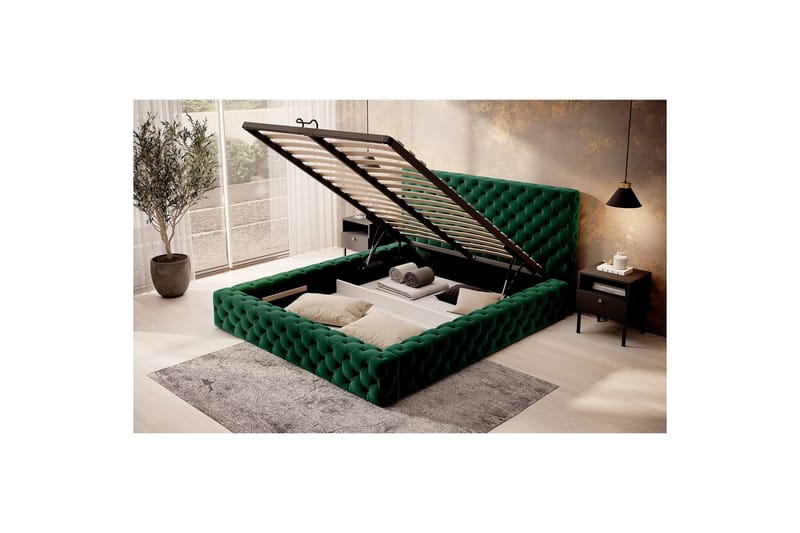 Princce Sängram 140x200 cm - Grå - Möbler - Säng - Säng med förvaring