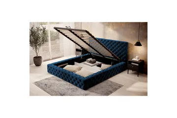 Princce Sängram 160x200 cm - Antracit - Möbler - Säng - Säng med förvaring