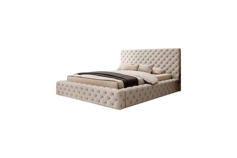Princce Sängram 160x200 cm, Beige
