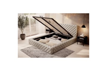 Princce Sängram 160x200 cm - Beige - Möbler - Säng - Säng med förvaring