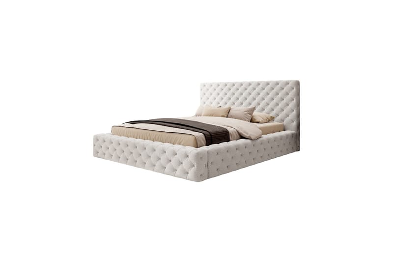 Princce Sängram 160x200 cm, Svartvit