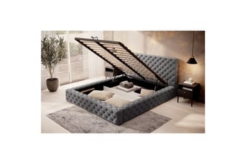 Princce Sängram 160x200 cm - Svartvit - Möbler - Säng - Säng med förvaring