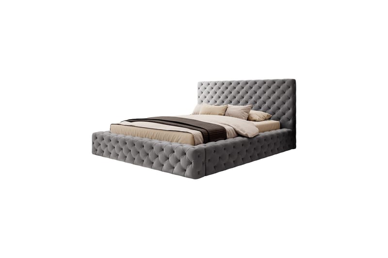 Princce Sängram 160x200 cm, Svartvit