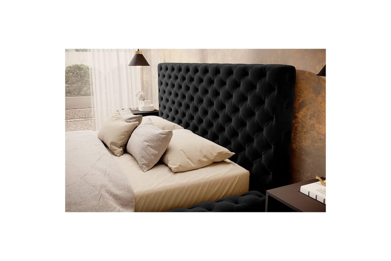 Princce Sängram 180x200 cm - Antracit - Möbler - Säng - Säng med förvaring