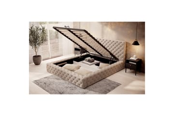 Princce Sängram 180x200 cm - Svartvit - Möbler - Säng - Säng med förvaring