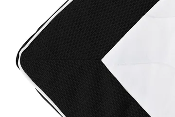 Princess Komplett Sängpaket – Kontinentalsäng 120x200 cm i Tyg med Bäddmadrass med Fasthetsgrad Medium - Svart - Möbler - Säng - Kontinentalsäng
