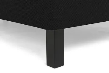 Princess Komplett Sängpaket – Kontinentalsäng 120x200 cm i Tyg med Bäddmadrass med Fasthetsgrad Medium - Svart - Möbler - Säng - Kontinentalsäng