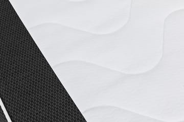 Princess Komplett Sängpaket – Kontinentalsäng 160x200 cm i Tyg med Sänggavel + Bäddmadrass med Fasthetsgrad Medium - Mörkgrå - Möbler - Säng - Kontinentalsäng