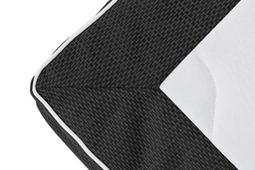 Princess Komplett Sängpaket – Kontinentalsäng 160x200 cm i Tyg med Sänggavel + Bäddmadrass med Fasthetsgrad Medium - Mörkgrå - Möbler - Säng - Kontinentalsäng