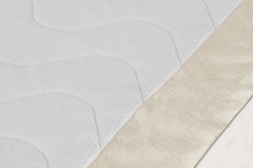 Princess Komplett Sängpaket – Kontinentalsäng 180x200 cm med Sänggavel + Bäddmadrass - Ljusbeige - Möbler - Säng - Kontinentalsäng