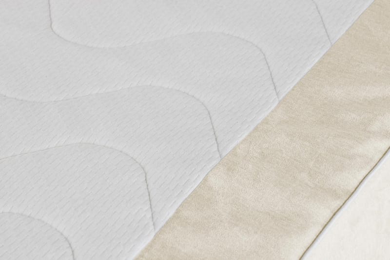 Princess Komplett Sängpaket – Kontinentalsäng 180x200 cm med Sänggavel + Bäddmadrass - Ljusbeige - Möbler - Säng - Kontinentalsäng