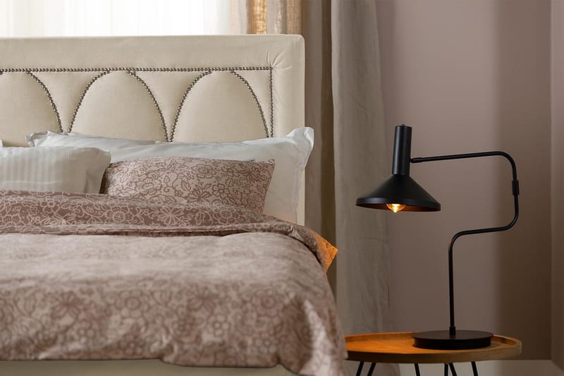Princess Komplett Sängpaket – Kontinentalsäng 180x200 cm med Sänggavel + Bäddmadrass - Ljusbeige - Möbler - Säng - Kontinentalsäng