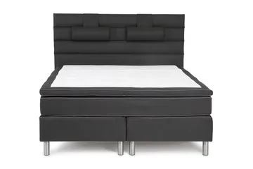 Queen Komplett Sängpaket 180x200 - Svart 180x200 - Möbler - Säng - Kontinentalsäng