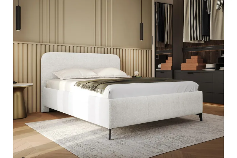 Raher Sängram 140x200 cm - Vit - Möbler - Säng - Sängram & sängstomme
