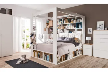 4You Säng 160x200 cm Vit - VOX - Möbler - Säng - Ramsäng