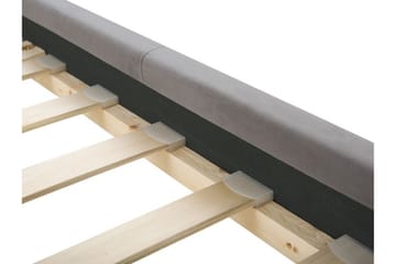 Amberta Ramsäng 140x200 cm - Sammet/Grå - Möbler - Säng - Ramsäng