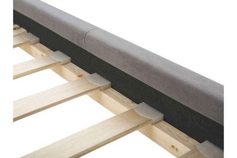 Amberta Ramsäng 140x200 cm - Sammet/Grå - Möbler - Säng - Ramsäng