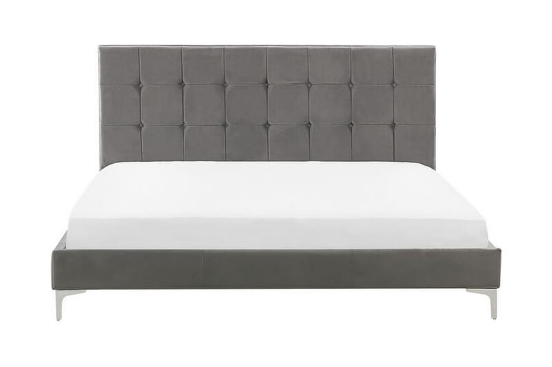 Amberta Ramsäng 160x200 cm, Sammet/Grå
