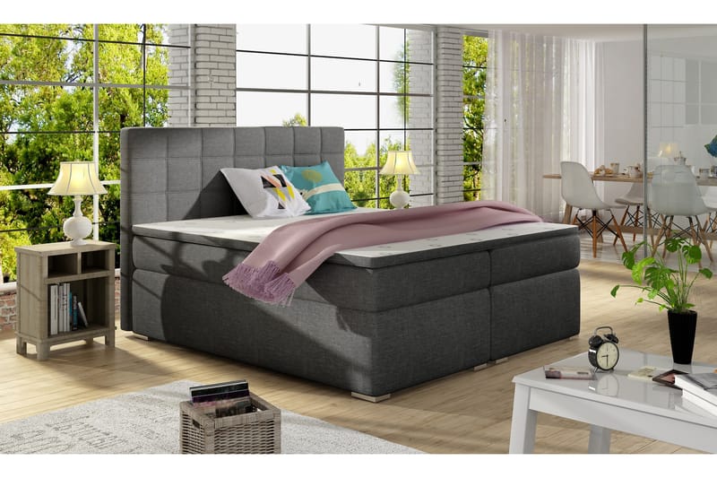 Cassaundra Ramsäng 160x200 cm, Grå