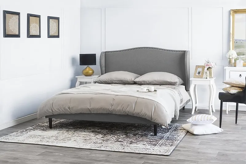 Colmar Sängram 140x200 cm - Grå - Möbler - Säng - Ramsäng