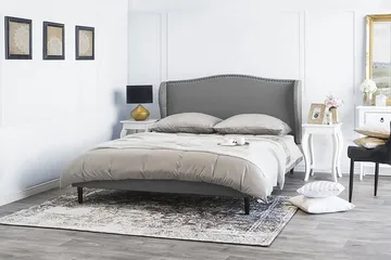 Colmar Sängram 140x200 cm - Grå - Möbler - Säng - Ramsäng