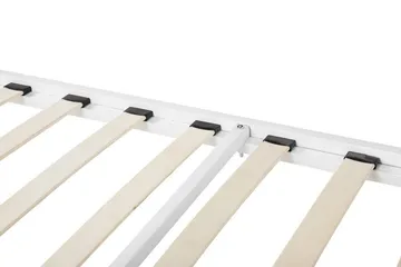 Cusset Dubbelsäng 160200 cm Vit  Vit - Vit - Möbler - Säng - Sängram & sängstomme