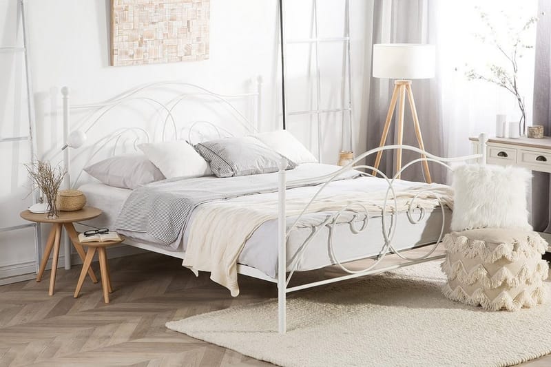 Dinard Dubbelsäng 160|200 cm - Vit - Möbler - Säng - Ramsäng