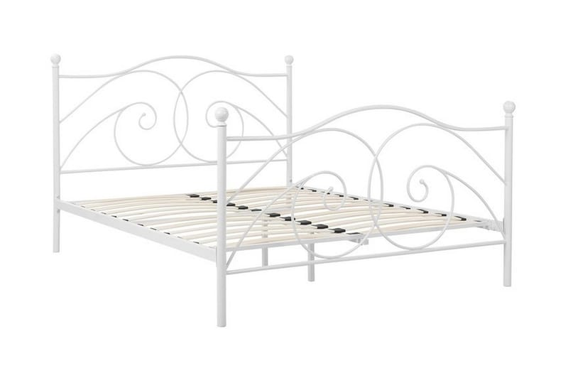 Dinard Dubbelsäng 160|200 cm - Vit - Möbler - Säng - Ramsäng