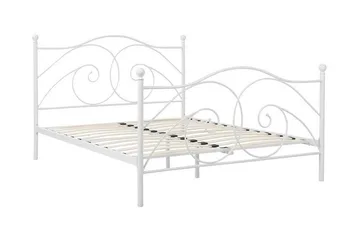 Dinard Dubbelsäng 160|200 cm - Vit - Möbler - Säng - Sängram & sängstomme