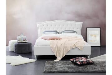 Dubbelsäng Metz 140|200 cm - Vit - Möbler - Säng - Ramsäng