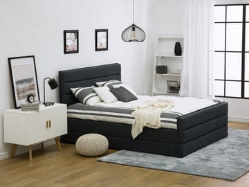 Dubbelsäng Valbonne 160|200 cm - Grå - Möbler - Säng - Ramsäng