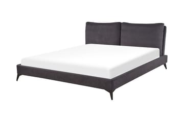 Emelle Ramsäng 180x200cm - Sammet/Mörkgrå - Möbler - Säng - Ramsäng