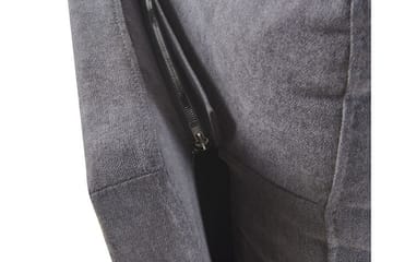 Emelle Ramsäng 180x200cm - Sammet/Mörkgrå - Möbler - Säng - Ramsäng