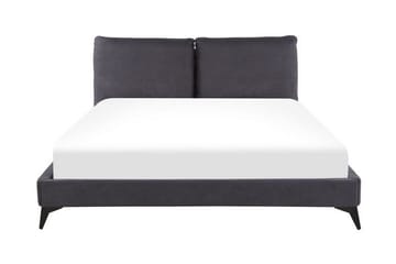Emelle Ramsäng 180x200cm - Sammet/Mörkgrå - Möbler - Säng - Ramsäng