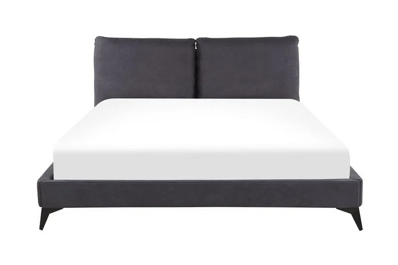 Emelle Ramsäng 180x200cm, Sammet/Mörkgrå
