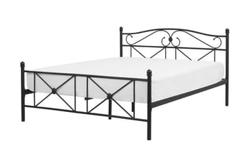 Finnicka Dubbelsäng 140x200 cm - Svart - Möbler - Säng - Ramsäng