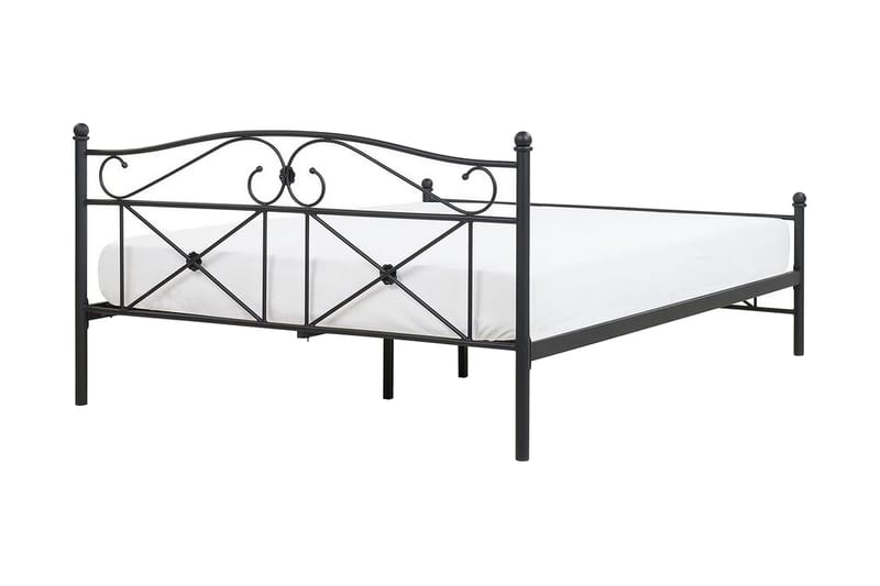 Finnicka Dubbelsäng 140x200 cm - Svart - Möbler - Säng - Ramsäng