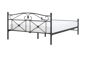 Finnicka Dubbelsäng 140x200 cm - Svart - Möbler - Säng - Ramsäng