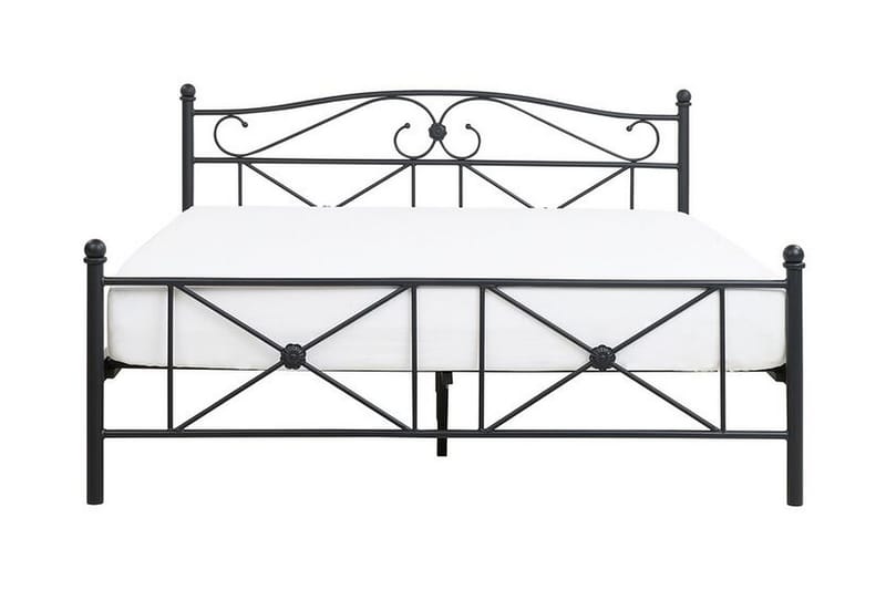 Finnicka Dubbelsäng 140x200 cm - Svart - Möbler - Säng - Ramsäng